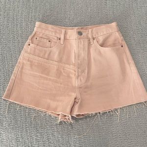 PacSun Ultra High Rise Vintage Short - Pink denim - SIZE:25